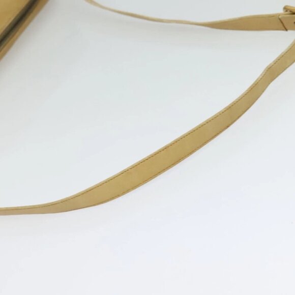 GUCCI Micro GG Supreme Shoulder Bag PVC Beige Gold Auth sw596 - Picture 8 of 15